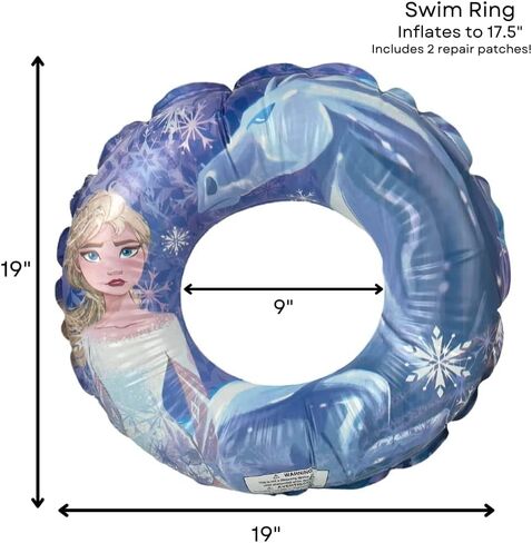 Spider/Frozen/Princess/Super Hero/Barb Swim Set Floaties Bundle for Boys/Girls - 4 Pc Pool Set with Swim Ring, Arm Floats, Beach Ball and Goggles in Saudi Arabia