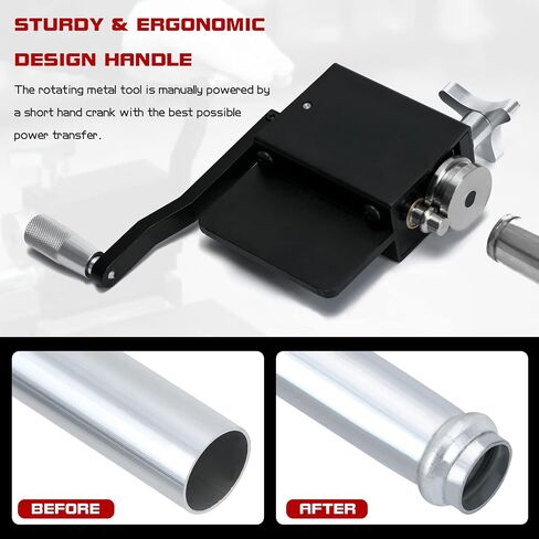 PTNHZ Aluminum Manual Bead Roller Tube Pipe Tubing Beader Tool Fit 5/8" or Larger ID Tubing Intake and Intercooler Piping in Saudi Arabia
