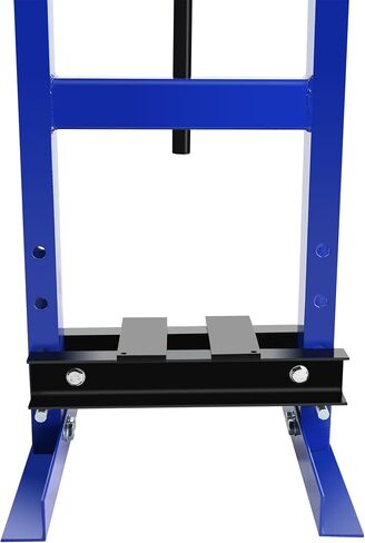 PULLAFUN Hydraulic Press, 6-Ton Benchtop Hydraulic Shop Press with Pressure Gauge, H-Frame Garage Floor Press, Adjustable Working Table Height, Blue in Saudi Arabia