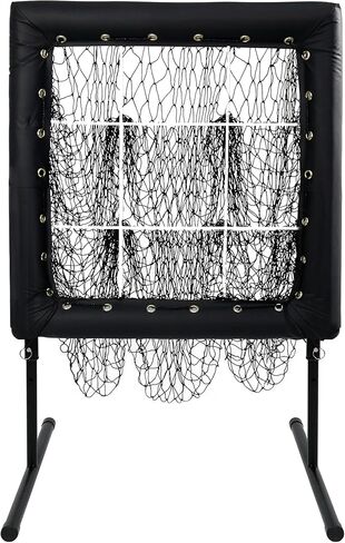 شبكة بيسبول ذات 9 فتحات مع جيوب مستهدفة، شبكة رمي مع منطقة الضرب، شبكة تدريب الرامي، معدات تدريب البيسبول على الارتفاع قابلة للتعديل للضرب والرمي in Kuwait