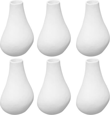 قم بتخزين استوديو السيراميك الخاص بك - مجموعة من 6 قطع - مزهرية فنية حديثة - قم بطلاء تذكار السيراميك الخاص بك in Kuwait