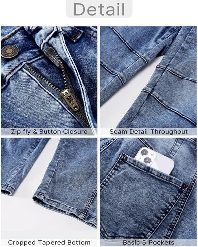 GRAPENT Barrel Jeans for Women Trendy High Waisted Wide Leg Baggy Cropped Relax Fit Stretch Denim Trouser Ankle Pants in Saudi Arabia