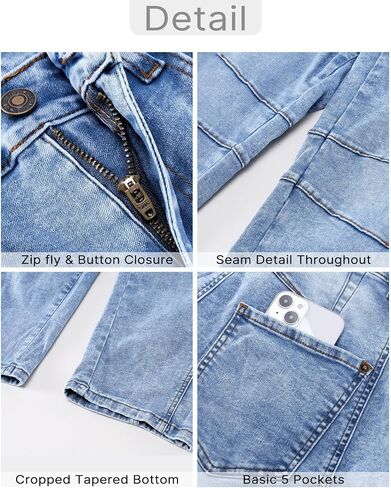 GRAPENT Barrel Jeans for Women Trendy High Waisted Wide Leg Baggy Cropped Relax Fit Stretch Denim Trouser Ankle Pants in Saudi Arabia