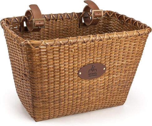 سلة الدراجة، سلال الدراجات المصنوعة يدويًا من الخيزران، سلال الدراجة الأمامية للنساء، سلال الدراجة ذات الطراز القديم للدراجات للبالغين in Kuwait