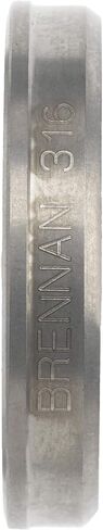 Brennan Industries N0319-B-10-SS Stainless Steel Back Ferrule, 5/8" Tube OD (Pack of 20) in Saudi Arabia