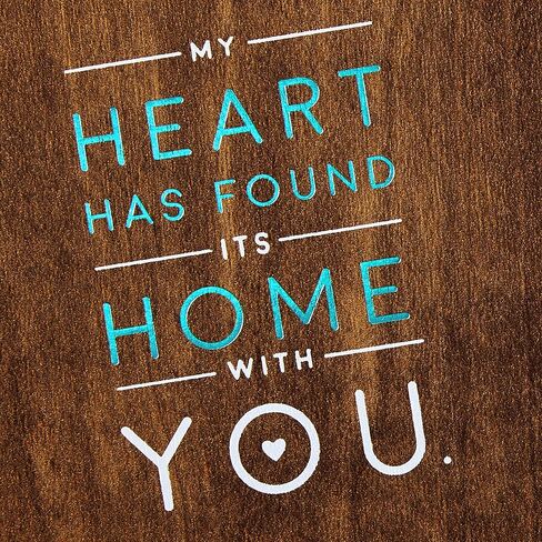 Hallmark Signature Wood Valentines Day Card for Husband, Wife, Boyfriend, Girlfriend (Love Our Life Together) Anniversary Card, Love Card in Saudi Arabia