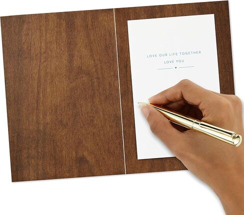 Hallmark Signature Wood Valentines Day Card for Husband, Wife, Boyfriend, Girlfriend (Love Our Life Together) Anniversary Card, Love Card in Saudi Arabia