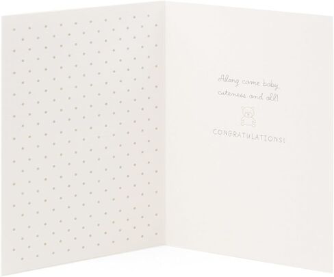 Hallmark Signature Baby Shower Card for New Parents (Stroller) Welcome New Baby, Congratulations, Gender Reveal in Saudi Arabia