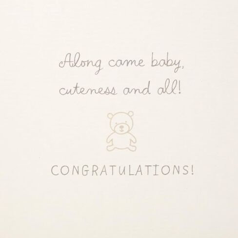 Hallmark Signature Baby Shower Card for New Parents (Stroller) Welcome New Baby, Congratulations, Gender Reveal in Saudi Arabia