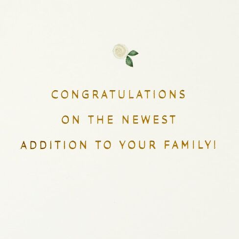 Hallmark Signature Baby Shower Card for New Parents (Stroller) Welcome New Baby, Congratulations, Gender Reveal in Saudi Arabia