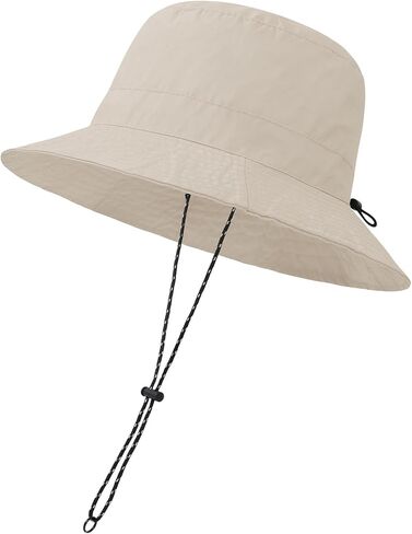 Zando مقاوم للماء قبعة بحافة للمرأة الرجال قبعة المطر UPF 50 + قبعات للشمس للنساء Packable في الهواء الطلق المشي لمسافات طويلة سفاري قبعة صيد in Saudi Arabia