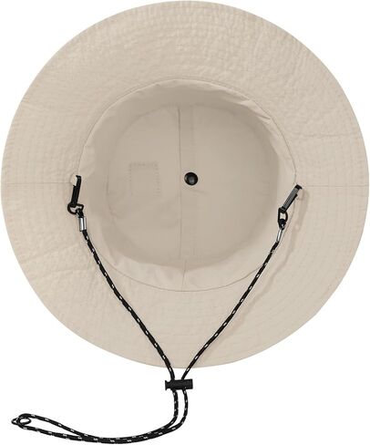 Zando مقاوم للماء قبعة بحافة للمرأة الرجال قبعة المطر UPF 50 + قبعات للشمس للنساء Packable في الهواء الطلق المشي لمسافات طويلة سفاري قبعة صيد in Saudi Arabia