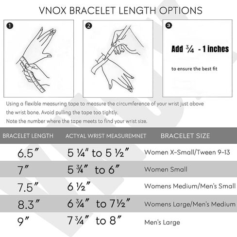 سوار سلسلة فضية من VNOX للرجال - 10 قطع حبل صلب من الفولاذ المقاوم للصدأ/فيجارو/مشبك ورق/وصلة كوبية/مجموعة أساور سلسلة مكتنزة على شكل ثعبان للرجال والنساء والأولاد، مجموعة مجوهرات للرجال in Saudi Arabia