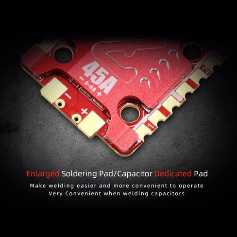 HGLRC Zeus45A V2 BLHeli_S 3-6S 20x20 مللي متر 4in1 وحدة تحكم السرعة الإلكترونية ESC DSHOT1200 لطائرة السباق بدون طيار FPV كوادكوبتر in Saudi Arabia