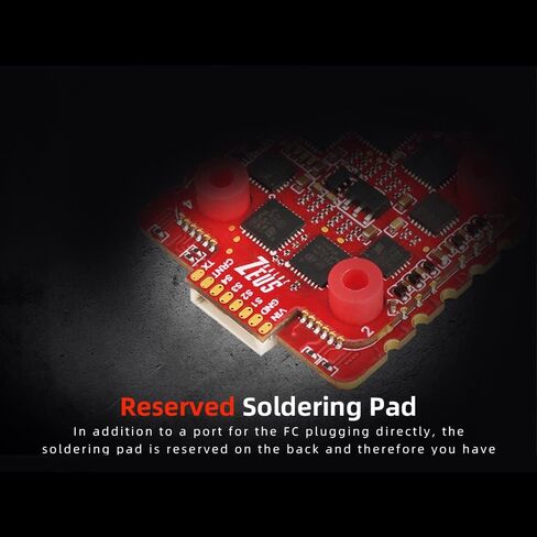 HGLRC Zeus45A V2 BLHeli_S 3-6S 20x20 مللي متر 4in1 وحدة تحكم السرعة الإلكترونية ESC DSHOT1200 لطائرة السباق بدون طيار FPV كوادكوبتر in Saudi Arabia