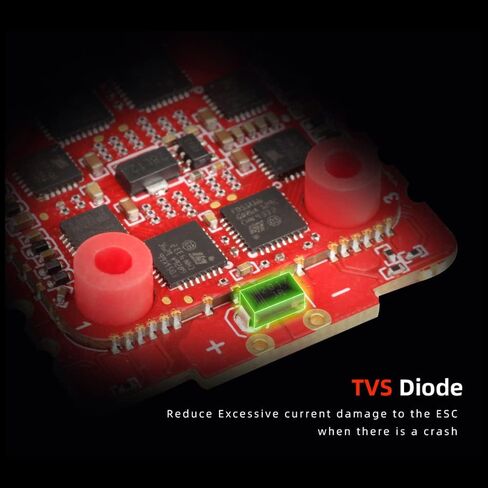 HGLRC Zeus45A V2 BLHeli_S 3-6S 20x20 مللي متر 4in1 وحدة تحكم السرعة الإلكترونية ESC DSHOT1200 لطائرة السباق بدون طيار FPV كوادكوبتر in Saudi Arabia