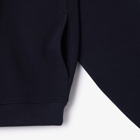 Lacoste Men's Loose Fit High Neck Half Zip Sweatshirt in Saudi Arabia