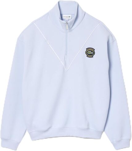 Lacoste Men's Loose Fit High Neck Half Zip Sweatshirt in Saudi Arabia