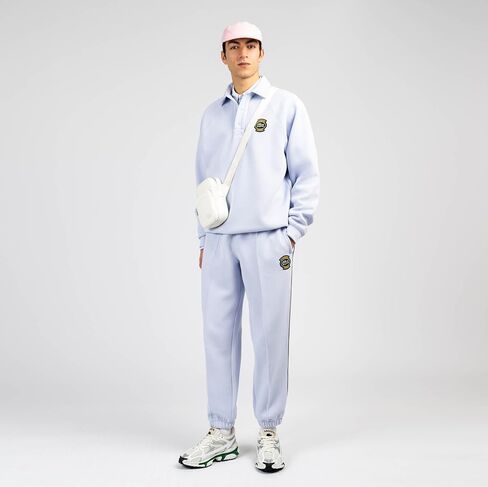 Lacoste Men's Loose Fit High Neck Half Zip Sweatshirt in Saudi Arabia