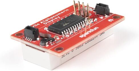 شاشة عرض أبجدية رقمية SparkFun Qwiic - أخضر - شاشة عرض أبجدية رقمية مكونة من 14 قطعة لا تتطلب لحام، 128 نمطًا، الحد الأقصى لأرقام شرائح العرض، 2X نقاط تثبيت على الحائط in Saudi Arabia