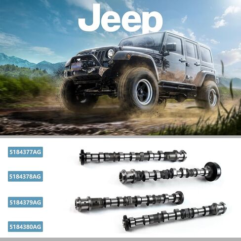 JinMynic 5184378AG Right Side Exhaust Camshaft for Chrysler 3.6L V6 Models Compatible with Jeep & Dodge & Ram, 5184378AH 5184378AE 5184378AF 5184378AD in Saudi Arabia