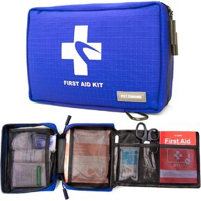 مجموعة الإسعافات الأولية المدمجة 300 جهاز كمبيوتر - مجموعة طوارئ طوارئ صغيرة مقاومة للماء للمنزل ، والسيارة ، والسفر ، والتخييم ، والمشي لمسافات طويلة ، والشاحنة ، والمكتب ، والرياضة والخارجية - حقيبة الإسعافات الأولية الخفيفة الوزن in Kuwait