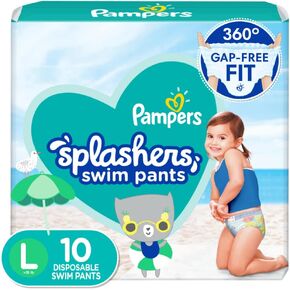 Pampers Splashers Size 4-5 9-15 kg Disposable Swim Diapers for Optimal Protection in Water, 11 Pieces in Kuwait