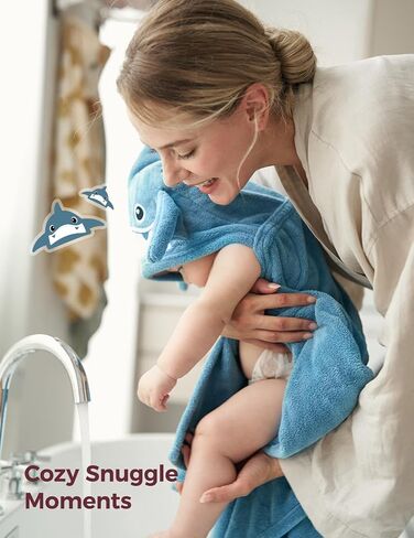 مناشف الأطفال المغطاة بالغطاء المصنوعة من المناشف الصحية-قم بتصريح الأسلوب الصيفي -2 من منشفة حمام الصوف المرجانية الممتازة ذات الحجم الكبير للاستحمام للرضيع لمرض الراحة-هدية رائعة للأطفال حديثي الولادة والأطفال الصغار والأطفال (28 "× 55" ، L x W) in Kuwait