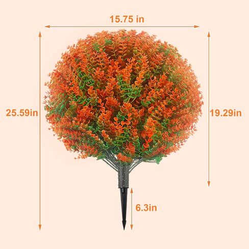 25.6 "أشجار الكرة الاصطناعية ذات الخشب الاصطناعي: 2 شجيرات مزيفة مع ارتفاع شجيرات مقاومة للأشعة فوق الصوتي in Kuwait
