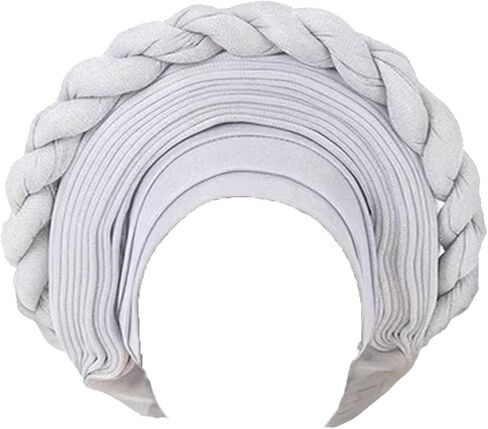African Women's Headwear Wedding Party Headwear Gele Headties Nigerian Handmade Hats for Women in Saudi Arabia