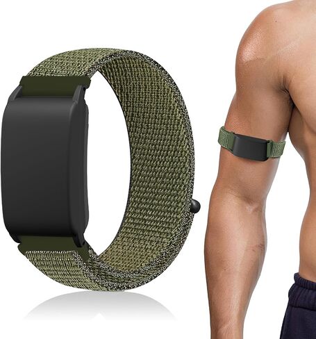 Laband Hook and Loop Nylon Compatible with Whoop Bicep Band 5.0 Peak/5.0 One/4.0/3.0, 22mm Quick Release Ankle/Arm Band with Screen Protector Case Cover, Adjustable Sport Replacement for Women Men in Kuwait