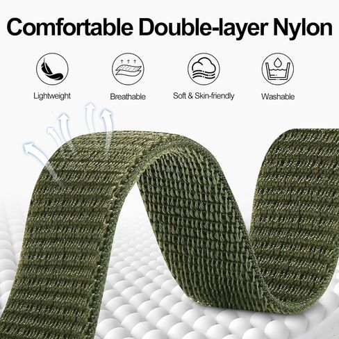 Laband Hook and Loop Nylon Compatible with Whoop Bicep Band 5.0 Peak/5.0 One/4.0/3.0, 22mm Quick Release Ankle/Arm Band with Screen Protector Case Cover, Adjustable Sport Replacement for Women Men in Kuwait