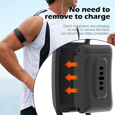 Laband Hook and Loop Nylon Compatible with Whoop Bicep Band 5.0 Peak/5.0 One/4.0/3.0, 22mm Quick Release Ankle/Arm Band with Screen Protector Case Cover, Adjustable Sport Replacement for Women Men in Kuwait