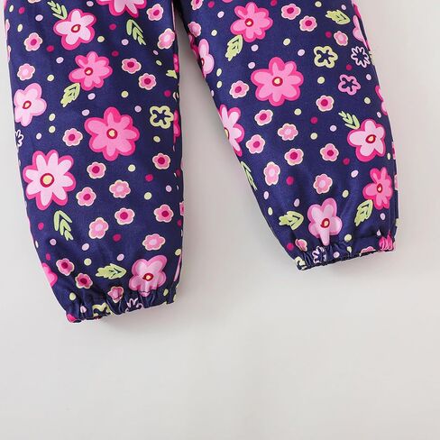 YALLET 3Pcs Toddler Girl Clothes Solid Color Long Sleeves Ruffle Top+Floral Pants+Headband 1-6 Years Fall/Winter Outfits Set in Kuwait