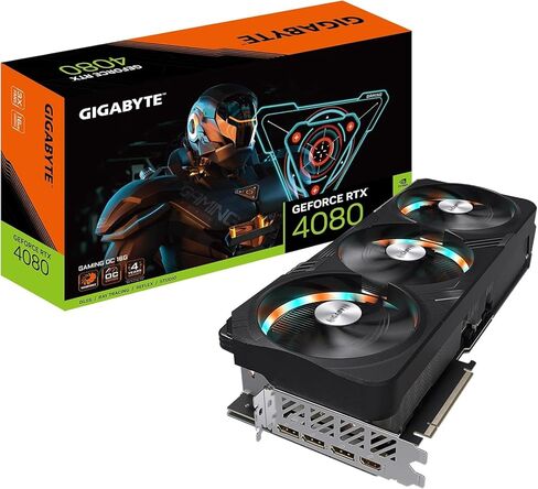 GIGABYTE AORUS GeForce RTX 5080 Master 16G Graphics Card, WINDFORCE Cooling System, 16GB 256-bit GDDR7, GV-N5080AORUS M-16GD Video Card in Saudi Arabia