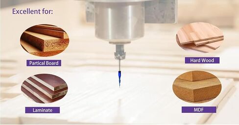 STQ336 Ballnose Upcut CNC الموجه الحلزوني بت 1/4 "شانك 2D و 3D نحت 3.6 2.4 0.1 درجة مدبب مطحنة 1/4 قطع ديا 1/8 DIA 1/16 قطع ضياء in Kuwait