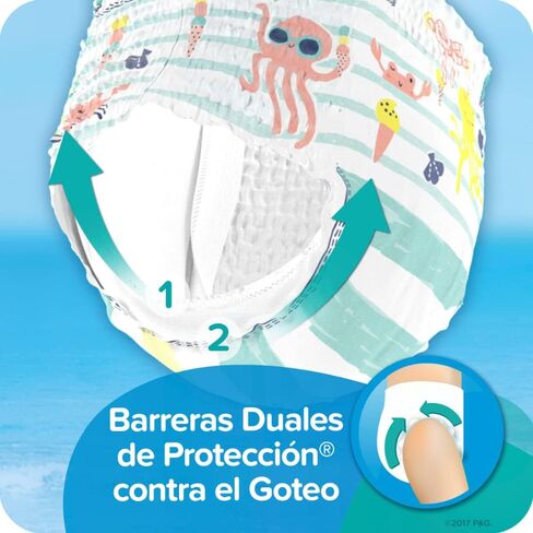 Pampers Splashers Size 4-5 9-15 kg Disposable Swim Diapers for Optimal Protection in Water, 11 Pieces in Kuwait