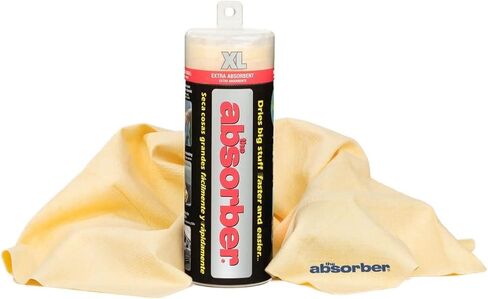 The Absorber XL Synthetic Premium Drying Chamois Cloth for Car: Super Absorbent, Scratch-Free and Washable | 29-Inch x 18-Inch, Blue| Discontinued| Replacement PN: 34944 in Saudi Arabia