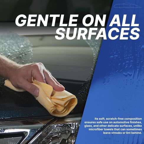 The Absorber XL Synthetic Premium Drying Chamois Cloth for Car: Super Absorbent, Scratch-Free and Washable | 29-Inch x 18-Inch, Blue| Discontinued| Replacement PN: 34944 in Saudi Arabia