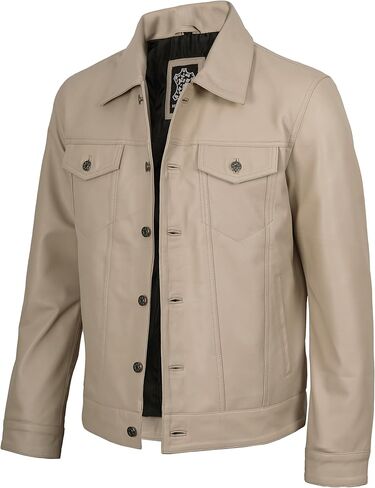 سترة جلدية للرجال من Decrum - سترات جلدية للرجال من جلد الخراف الحقيقي in Kuwait