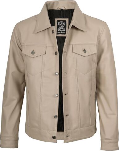 سترة جلدية للرجال من Decrum - سترات جلدية للرجال من جلد الخراف الحقيقي in Kuwait