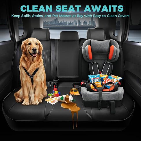 for Toyota Corolla Cross Seat Covers L LE XLE 2021 2022 2023 2024 2025, Custom Car Seat Covers Full Set, Luxury Leather Seat Covers for SUV, Waterproof Car Seat Cover, Black Not for Hybrid in Kuwait