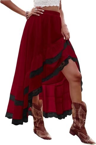 تنورة شينهي بوهو ماكسي عالية المنخفضة منخفضة انحراف الكشك in Kuwait