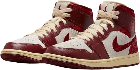 Nike Air Jordan 1 Mid SE Women's Shoes (FQ1926-161 ، حليب جوز الهند/الشراع/الأسطورة الوردي) الحجم 7.5 in Kuwait