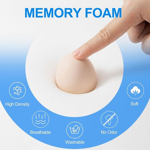 Car Seat Cushion Pad with 1.2inch Comfort Seat Protector for Car Driver Seat Office Chair Home Use Memory Foam Seat Cushion with Non Slip Bottom in Saudi Arabia