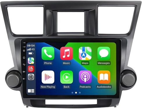 Radio for Toyota Highlander: 8 Core 4+64GB Stereo لـ Toyota Highlander 2009-2014 Radio Upgrade Dash Kit GPS MAVIMAGINE in Kuwait