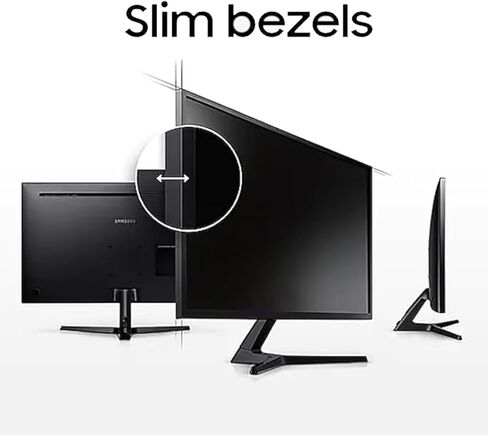 Samsung 27 "CF391 Curved FHD 1080p LED شاشة LED ، انحناء أبيض - 1800R ، دقة HD 1920 × 1080 ، نسبة العرض إلى الارتفاع 16: 9 ، 4 مللي ثانية استجابة ، 3000: 1 نسبة التباين الثابت ، مدخلات VGA HDMI in Kuwait