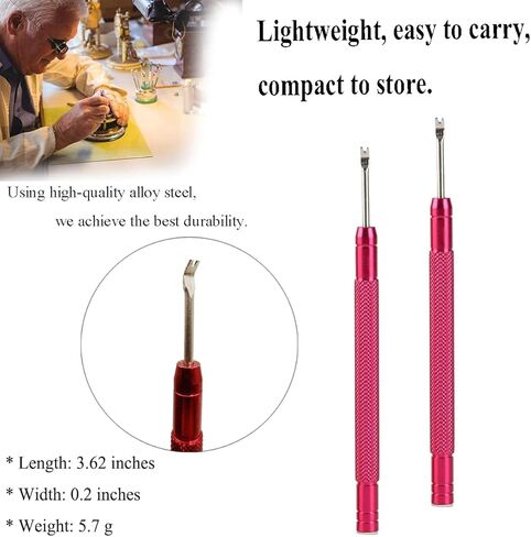شاهد مجموعة أدوات إصلاح اليدين مع الإزالة وضغط أدوات ، Watchmaker Watch Hand Presto Presser Presster Puller Plunger Plunger ، أدوات إعداد اليد على Wristwatch in Saudi Arabia