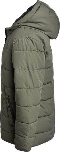 سترة شتوية للأولاد من Perry Ellis مبطنة بالصوف مع غطاء للرأس، سترة منتفخة دافئة معزولة للأولاد (4-20) in Kuwait