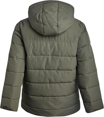 سترة شتوية للأولاد من Perry Ellis مبطنة بالصوف مع غطاء للرأس، سترة منتفخة دافئة معزولة للأولاد (4-20) in Kuwait